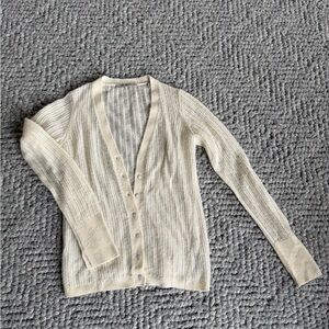 All Saints Wool Cream Women's Cardigan
